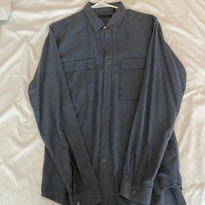 Theory Double Breast Pocket Button Up